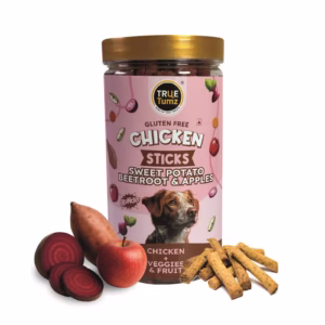 Chicken Sticks with Sweet Potato, Beetroot & Apples - Gluten Free ( 275 gms)